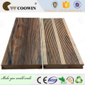 piso sólido wpc anti-derrapante decking exterior wpc / decking composto t &amp; g